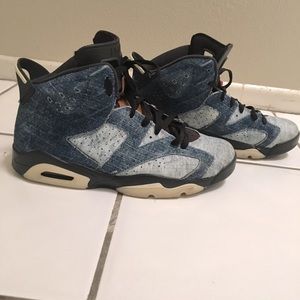 Air Jordan’s retro 6 washed denim